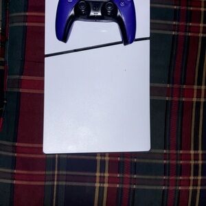Sony Console with Blue Controller
